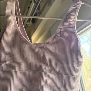 Aeropostale Lavender Ribbed Bralette Tank